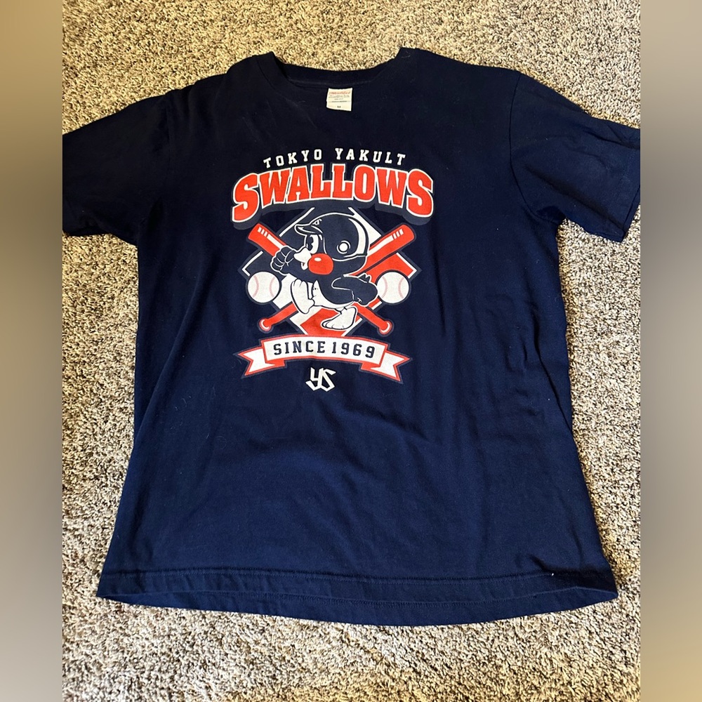 Tokyo Yakult Swallows Navy Blue T-Shirt
